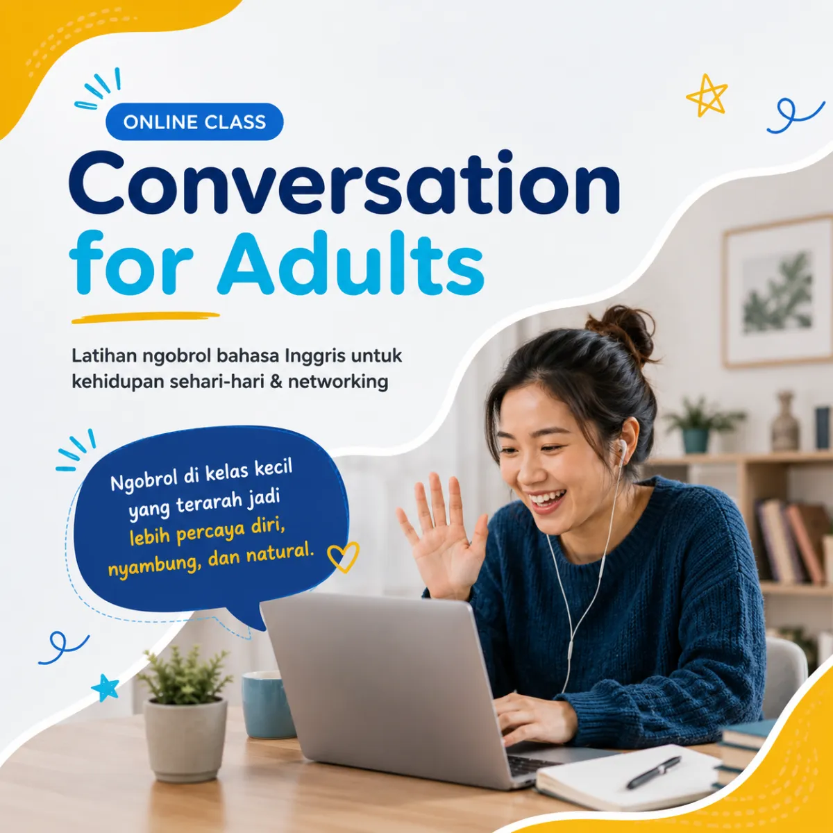 Kelas Speaking yang Terarah dan Praktis